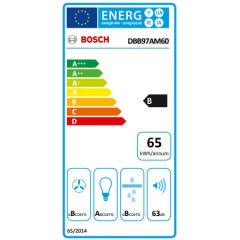 Bosch DBB97AM60 Απορροφητήρας Καμινάδα 90cm Μαύρος Bosch DBB97AM60 Απορροφητήρας Καμινάδα 90cm Μαύρος